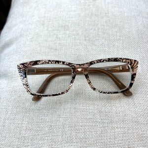 Brown Tortoiseshell Rectangular Glasses